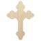 Cross Doodle Christian Unfinished Wood Shape Piece Cutout for DIY Craft Projects
